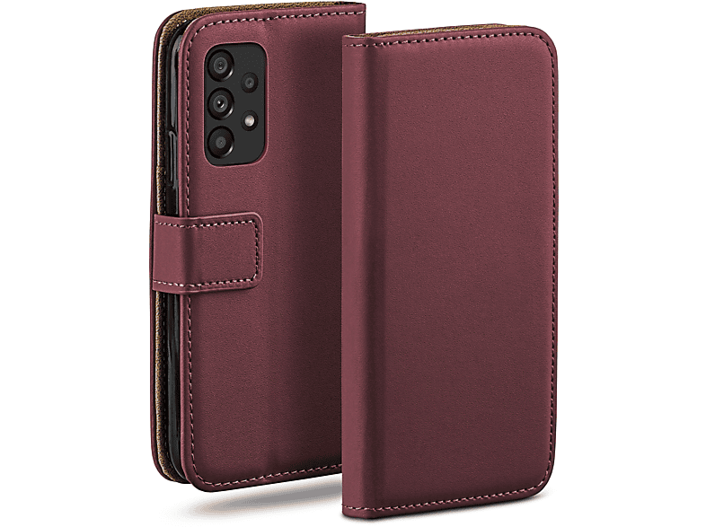 MOEX Book Case, Bookcover, Samsung, Galaxy A53 5G, Maroon-Red