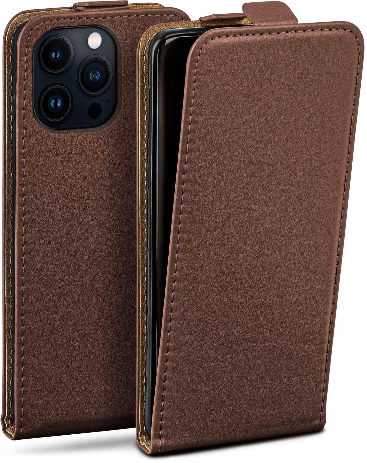 iPhone 13 Flip Cover, Apple, Pro MOEX Case, Max, Flip Oxide-Brown