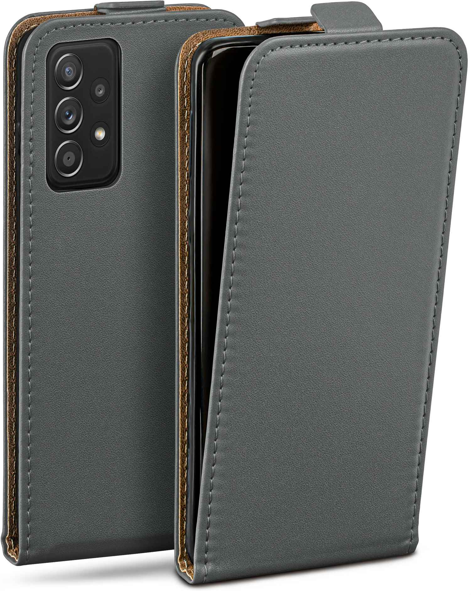 MOEX Flip Galaxy A52, Anthracite-Gray Samsung, Cover, Case, Flip