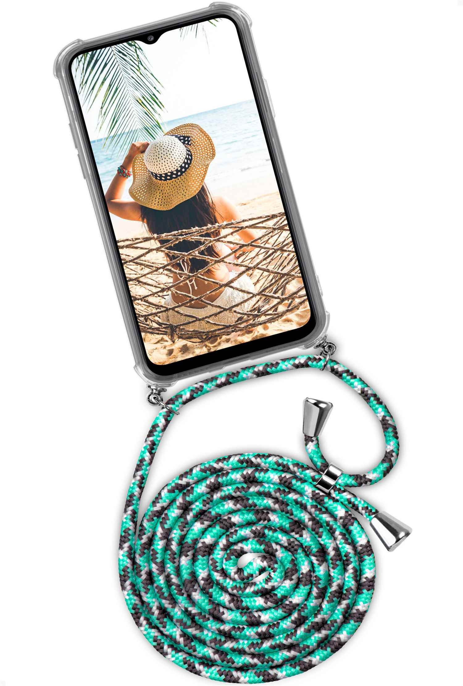 Seashell Backcover, ONEFLOW Samsung, Twist A22 5G, (Silber) Galaxy Case,