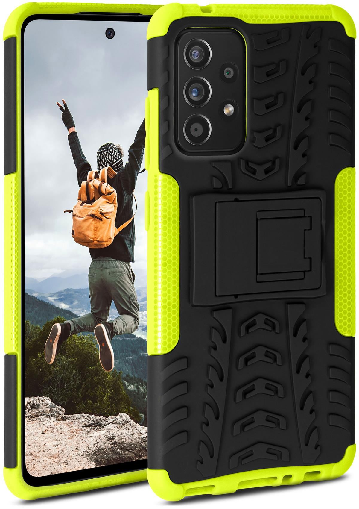 ONEFLOW Tank Case, Backcover, 5G, A52 Lime Samsung, Galaxy