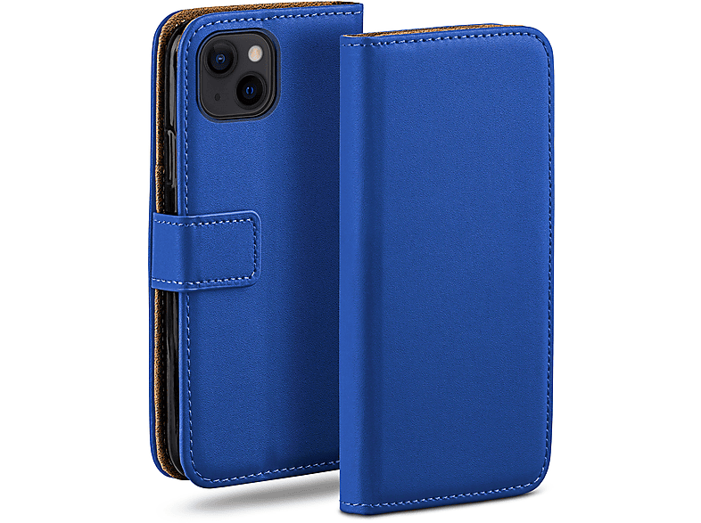 Book MOEX 13, Apple, iPhone Case, Royal-Blue Bookcover,