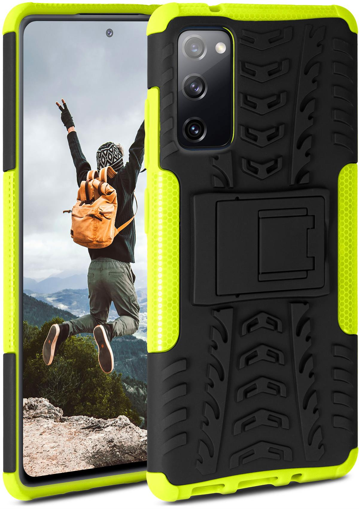 ONEFLOW Tank Case, Samsung, Galaxy 5G, Lime FE S20 Backcover
