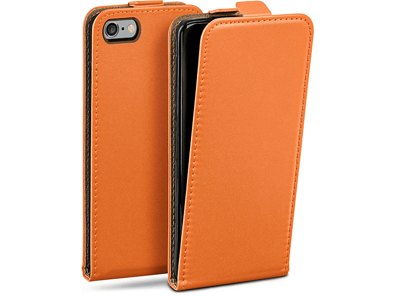MOEX Flip Case, Flip Cover, Apple, iPhone 6, Canyon-Orange