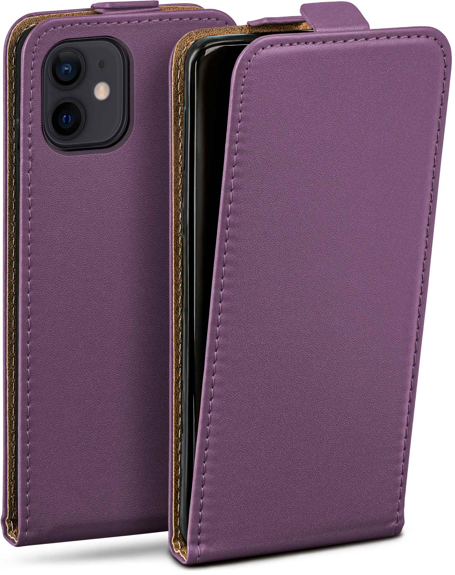 MOEX Flip Case, Flip Indigo-Violet iPhone 12, Cover, Apple