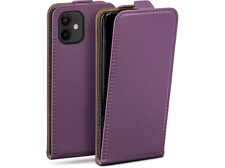 MOEX Flip Case, Flip Indigo-Violet iPhone 12, Cover, Apple