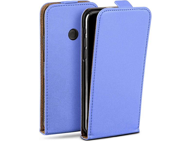 525, Sky-Blue Cover, MOEX Flip Lumia Nokia, Case, Flip