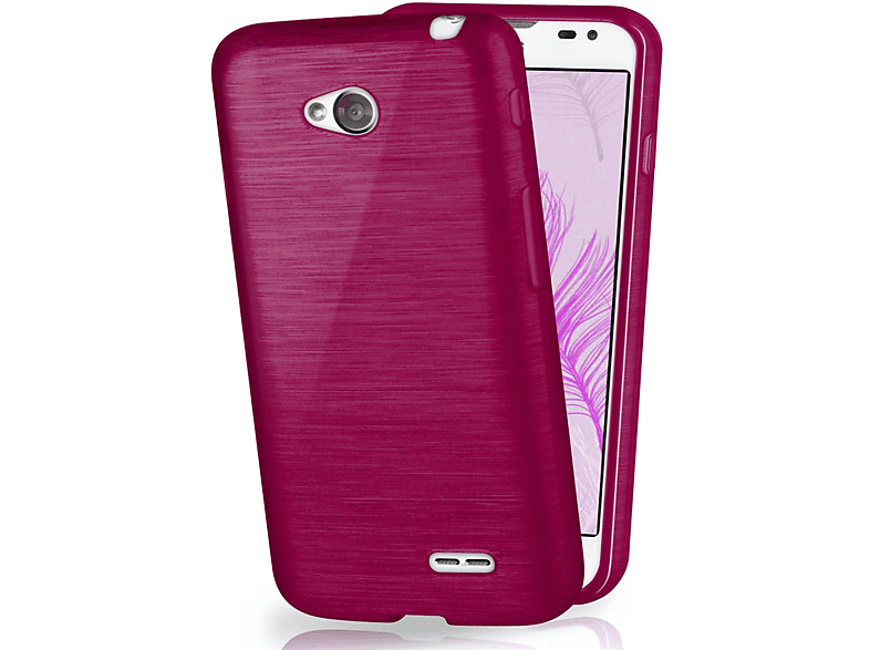MOEX Brushed Case, Backcover, LG, L65, Purpure-Purple