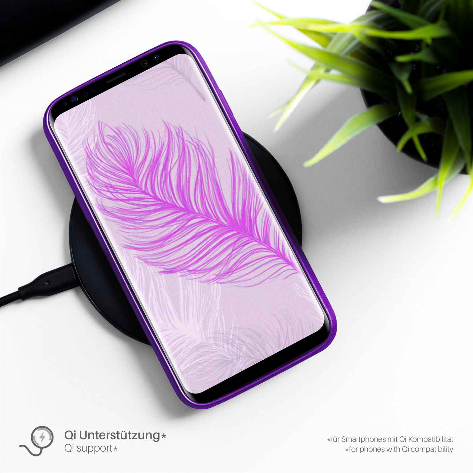 MOEX Brushed Case, Backcover, iPhone Apple, 8, Purpure-Purple