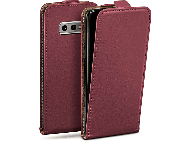 MOEX Flip Case, Flip Cover, Samsung, Galaxy S20, Maroon-Red