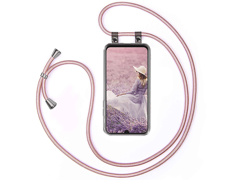 MOEX Handykette, Backcover, Samsung, Galaxy A30s, Rose Gold