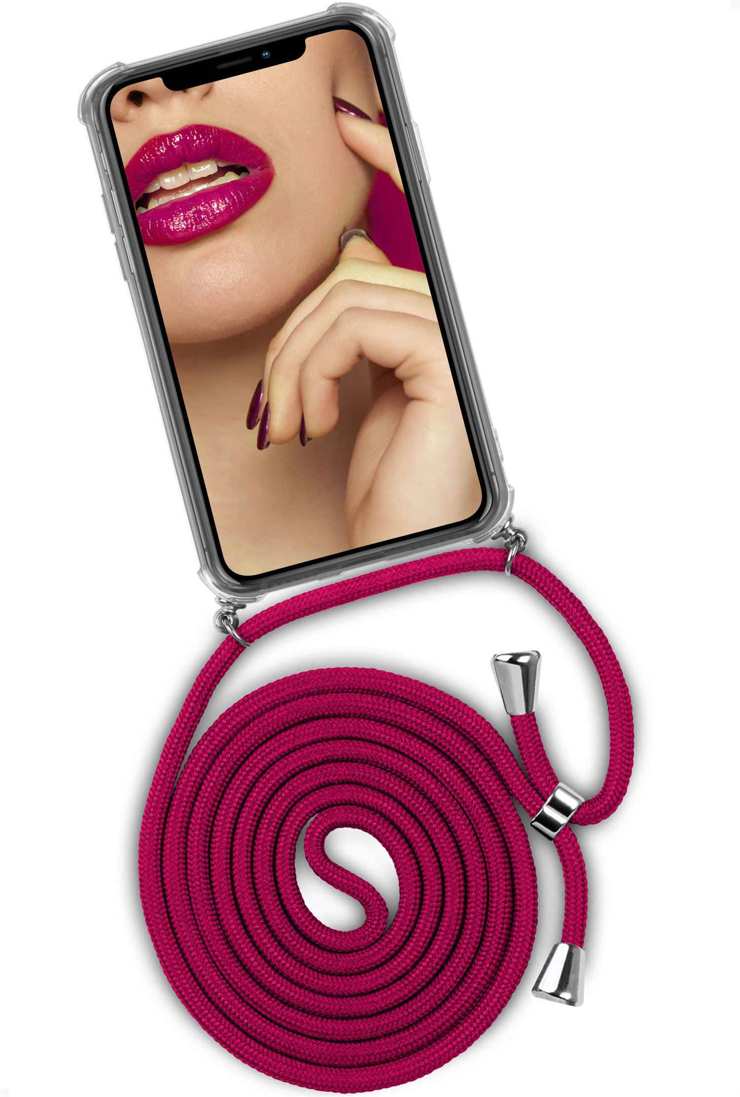 Hot Twist Kiss (Silber) Apple, ONEFLOW X, Backcover, iPhone Case,