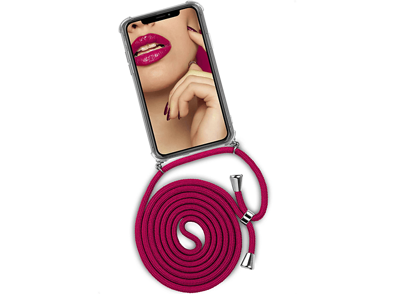 ONEFLOW Twist Case, Backcover, Apple, iPhone X, Hot Kiss (Silber)