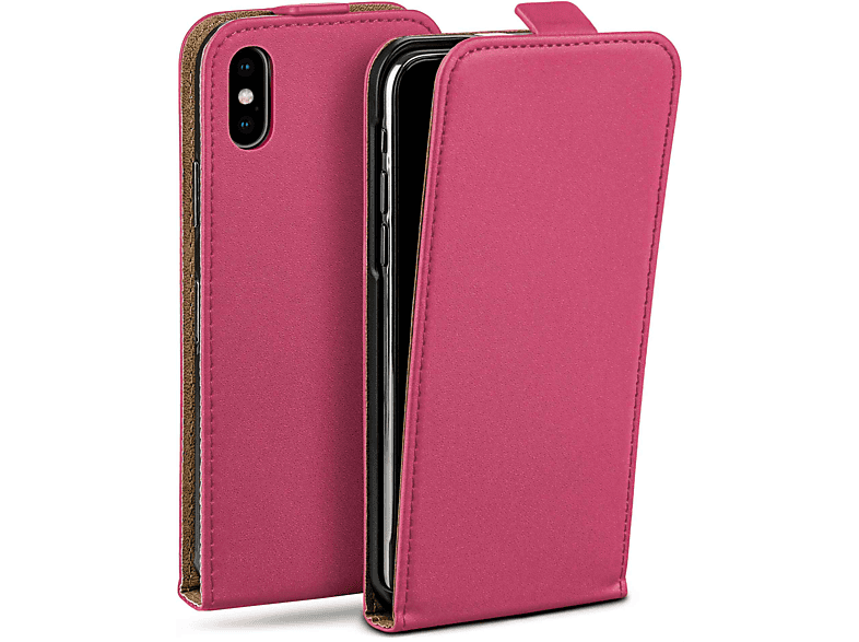 MOEX Flip Case, XS, Berry-Fuchsia Apple, Flip Cover, iPhone