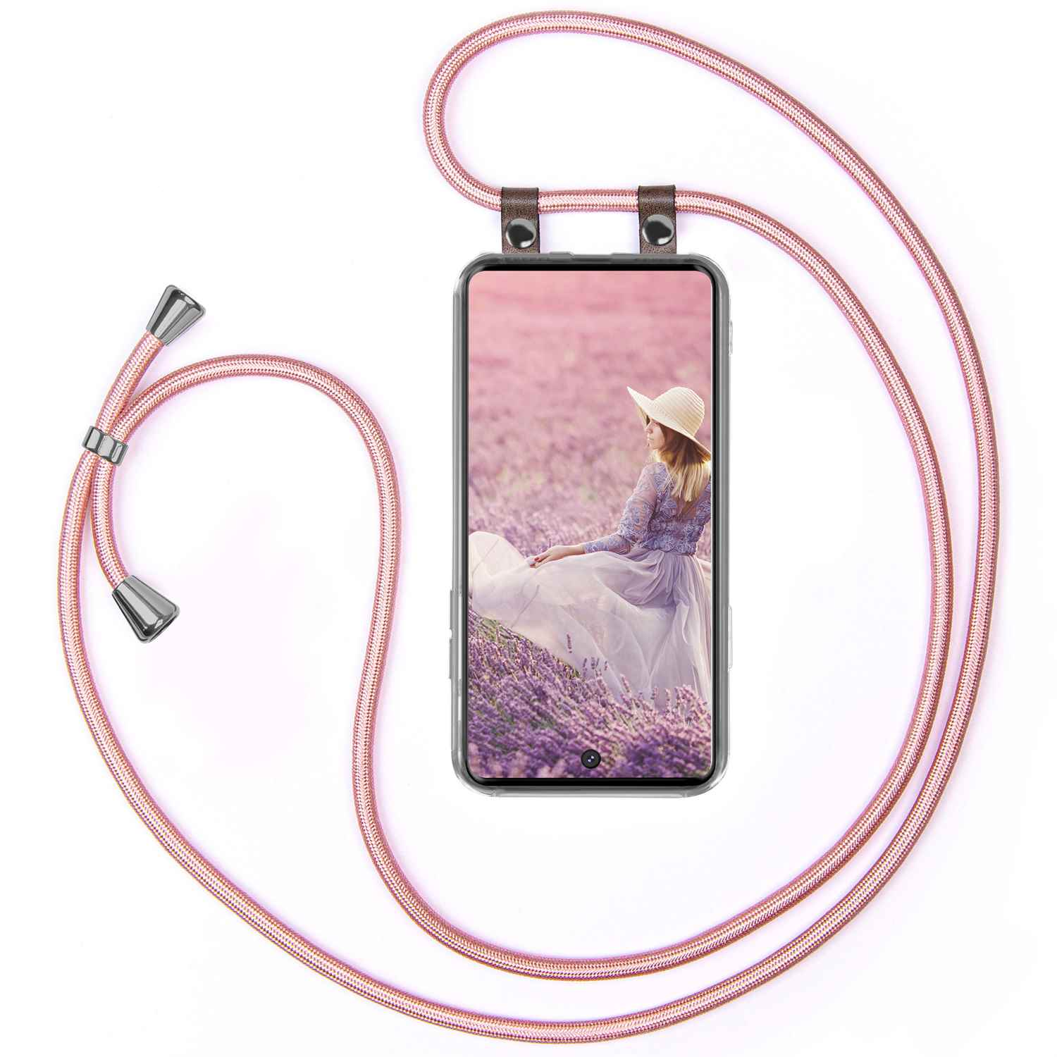 MOEX Handykette, Backcover, Samsung, Rose Gold S20, Galaxy