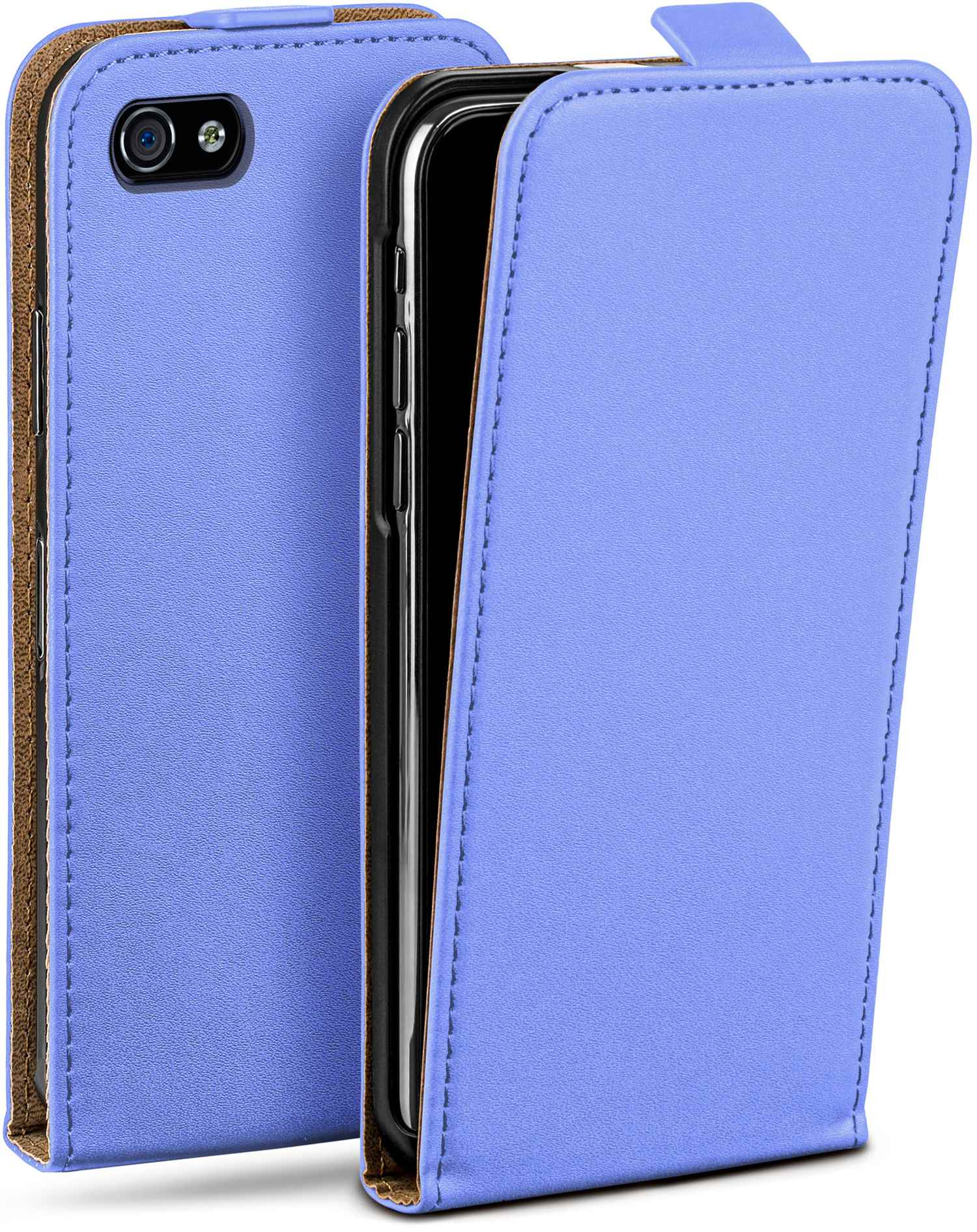 MOEX Flip Case, Flip Cover, Sky-Blue iPhone 4S, Apple