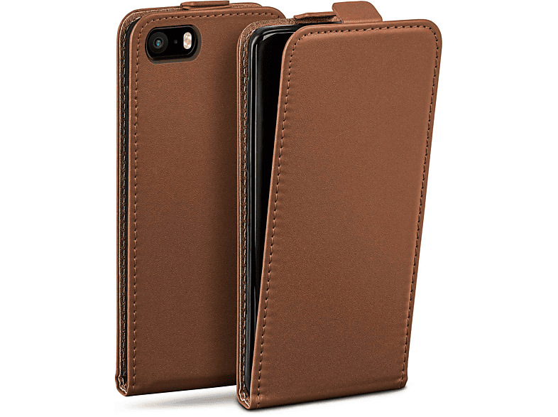 Apple, iPhone Case, Flip 1. (2016), SE MOEX Flip Cover, Umber-Brown Generation