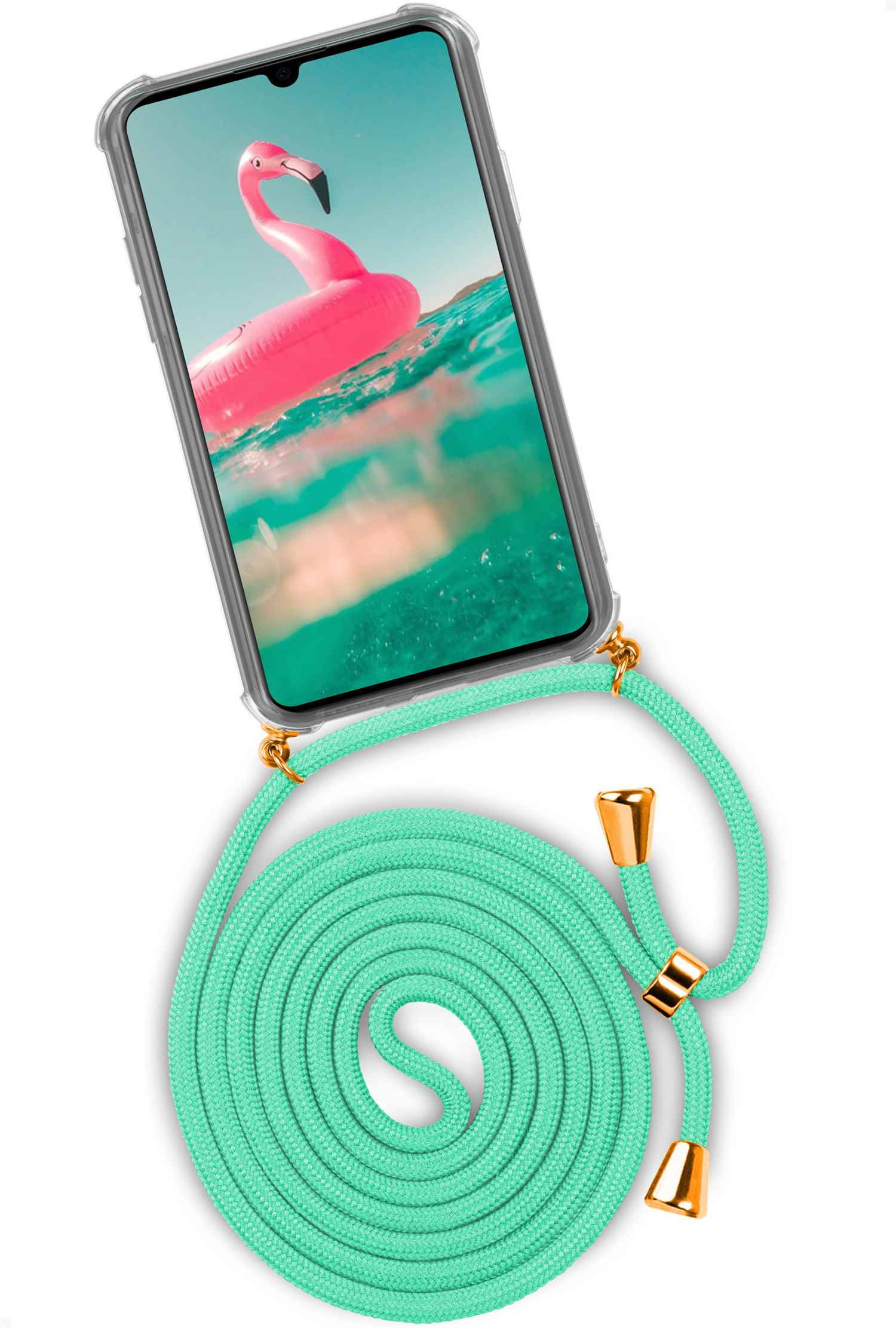 ONEFLOW Twist Case, Mint Lite, (Gold) Icy Huawei, P30 Backcover