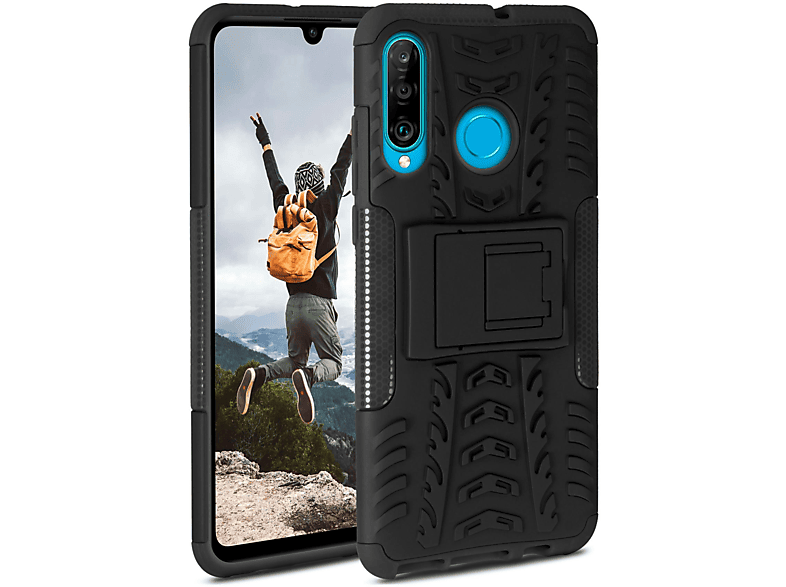 ONEFLOW Tank Case, Backcover, Huawei, P30 Lite New Edition, Obsidian