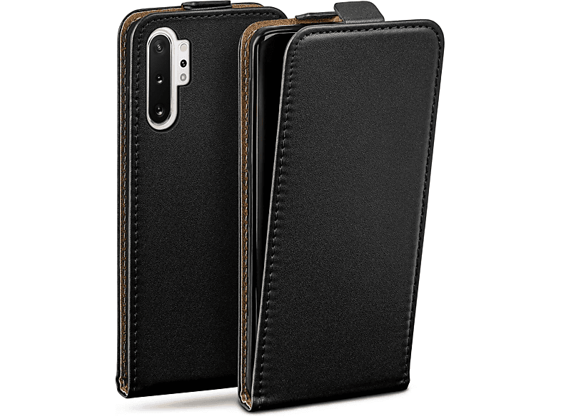 Case, Samsung, Flip Deep-Black MOEX Cover, Galaxy Note 10 Flip Plus,