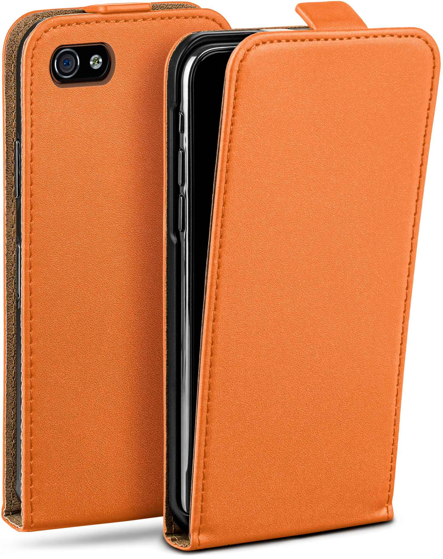 iPhone 4S, Canyon-Orange Apple, MOEX Cover, Flip Case, Flip
