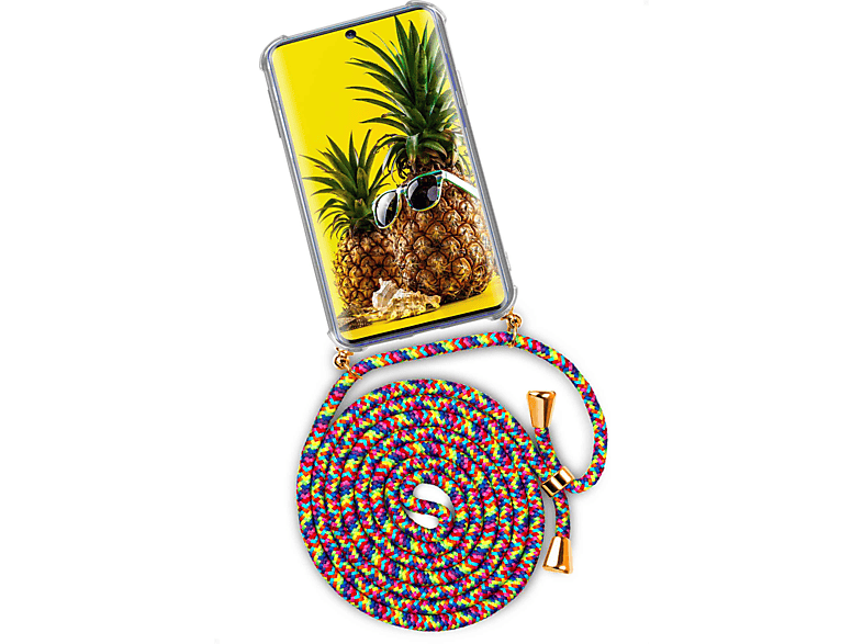 Backcover, Galaxy Friday Case, Fruity Twist (Gold) Samsung, ONEFLOW S20,
