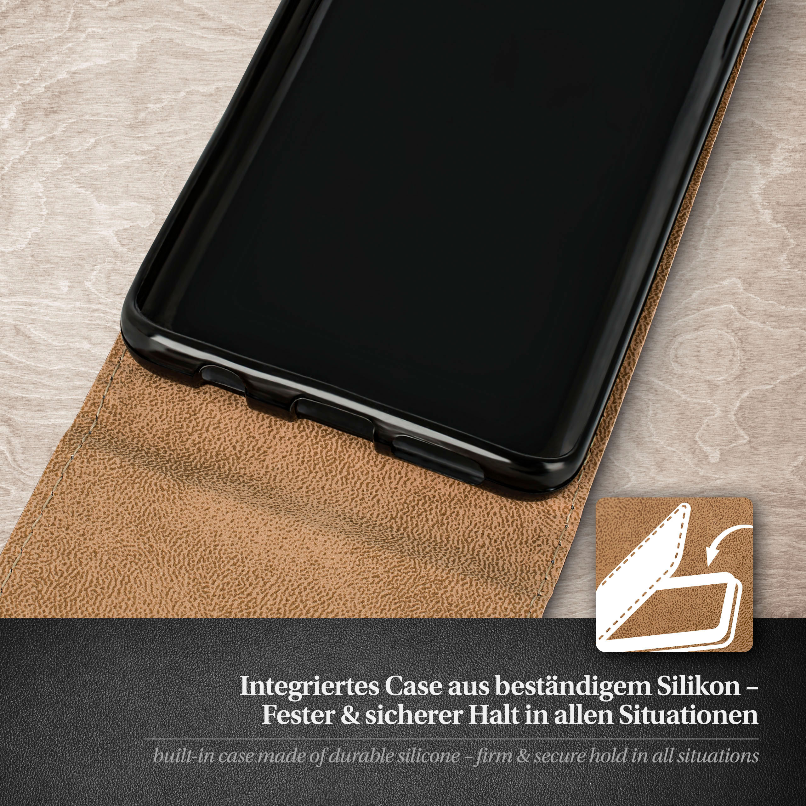 Book Case, Galaxy Bookcover, MOEX S22, Deep-Black Samsung,