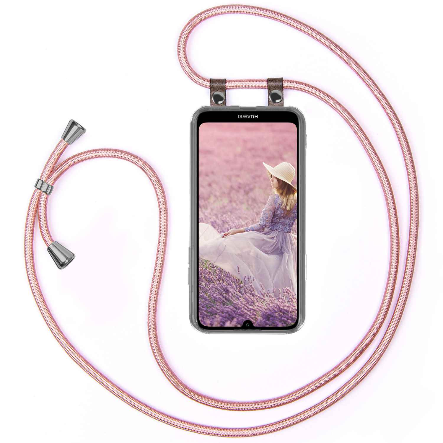 MOEX Handykette, Rose Gold Huawei, (2019), Prime Y7 Backcover