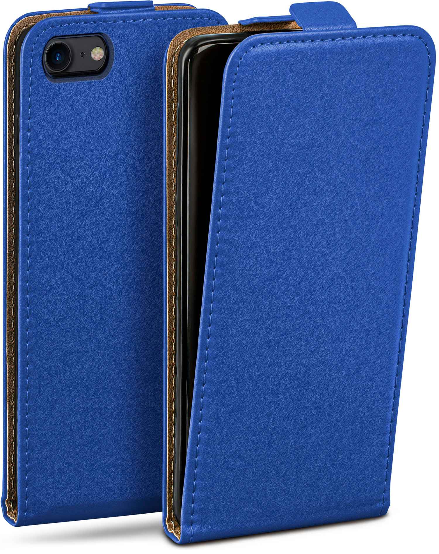 Flip 7, Flip iPhone Cover, Case, MOEX Royal-Blue Apple,