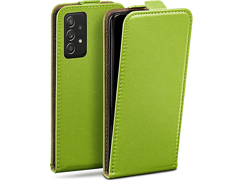 MOEX Flip Case, Flip Cover, Samsung, Galaxy A52, LimeGreen MediaMarkt
