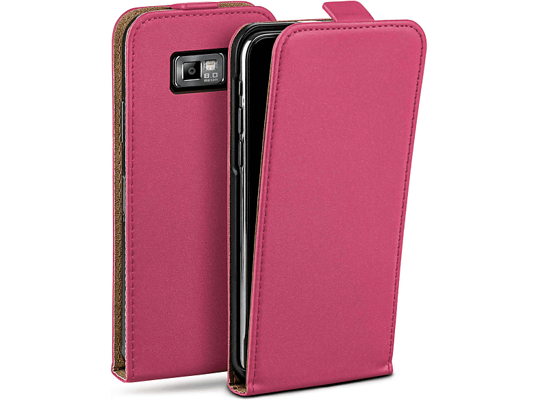 Samsung, Case, Flip Plus, Cover, S2 MOEX Flip Berry-Fuchsia Galaxy