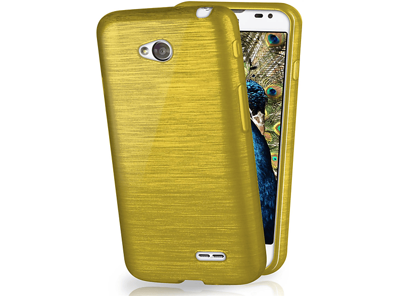 MOEX Brushed Case, L70, Backcover, LG, Palm-Green