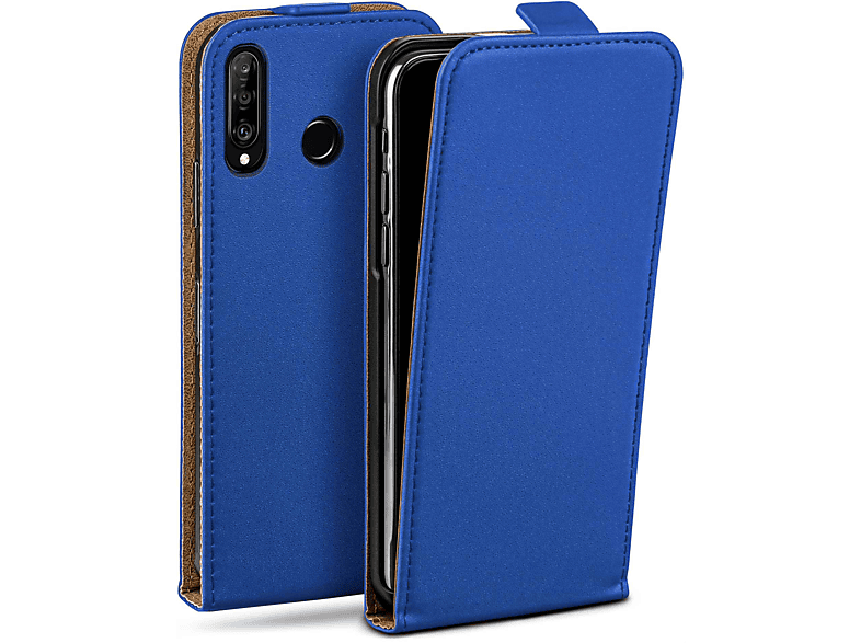 MOEX Flip Edition, Flip Huawei, Royal-Blue Cover, Lite New P30 Case
