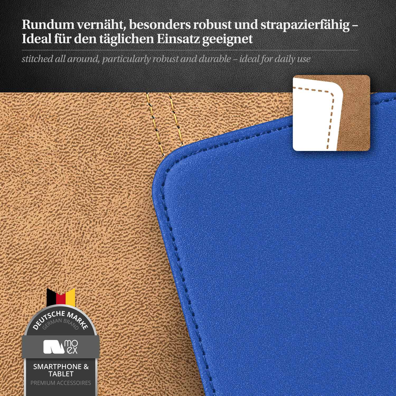 MOEX Flip Case, Flip Cover, New P30 Lite Edition, Huawei, Royal-Blue