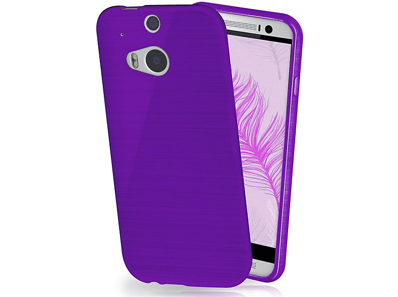 MOEX Brushed Case, Backcover, Purpure-Purple HTC, One M8s