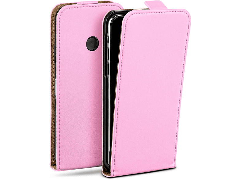 MOEX Flip Case, Flip Cover, Nokia, Lumia 520, Icy-Pink