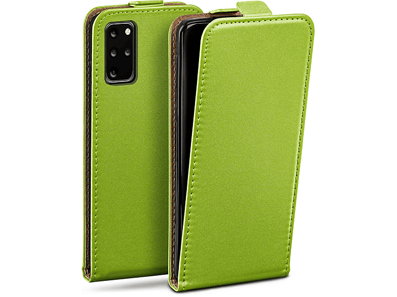 MOEX Flip Case, Flip Cover, Samsung, Galaxy S20 Plus 5G, Lime-Green
