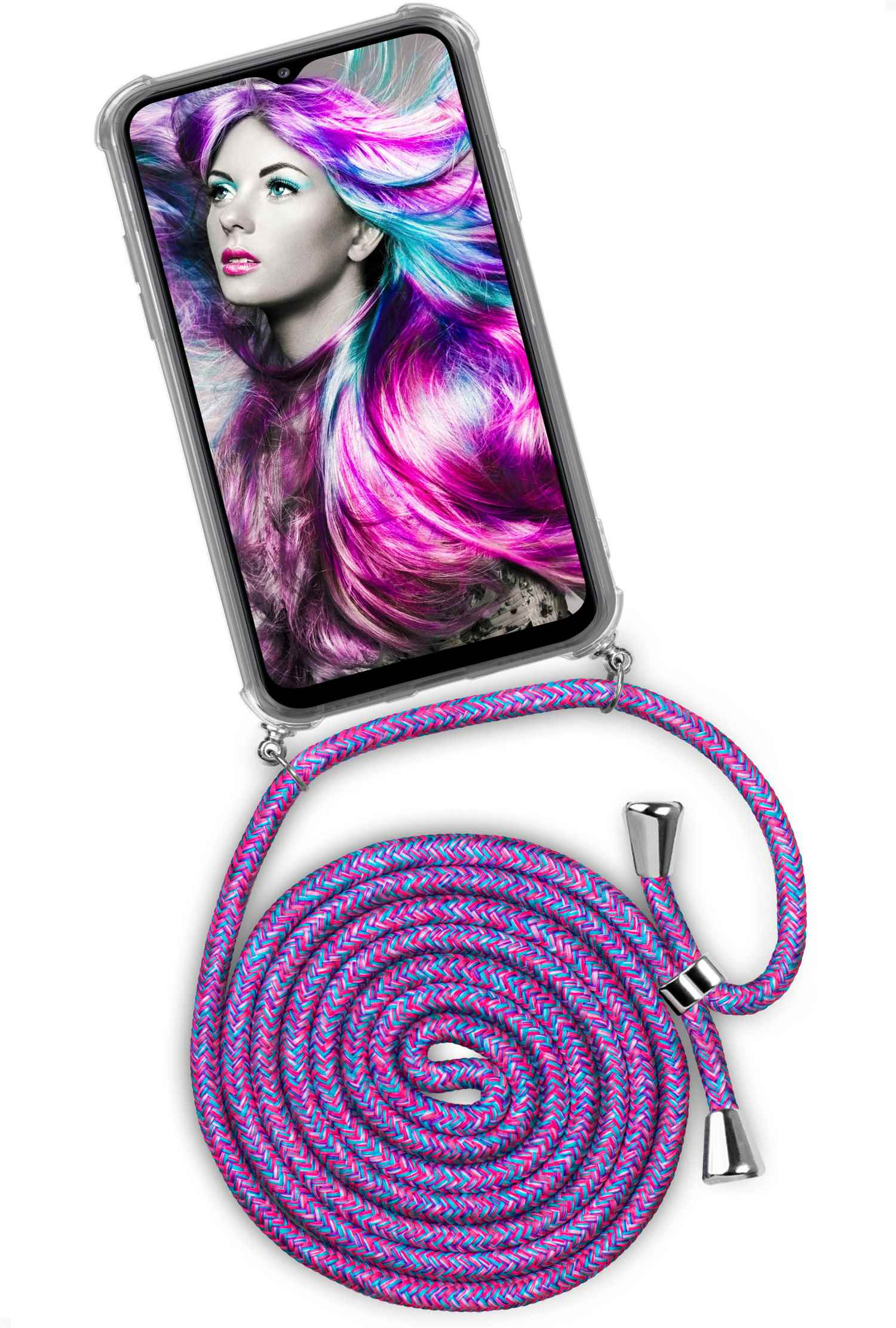 A22 Samsung, 5G, Unicorn Twist ONEFLOW (Silber) Crazy Backcover, Galaxy Case,