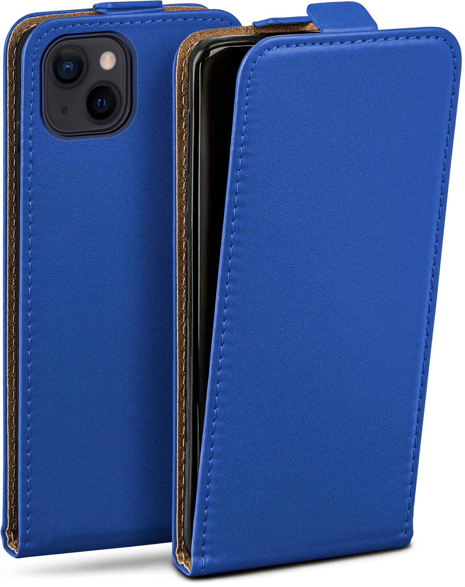 Case, iPhone Cover, 13, Royal-Blue Flip Flip Apple, MOEX