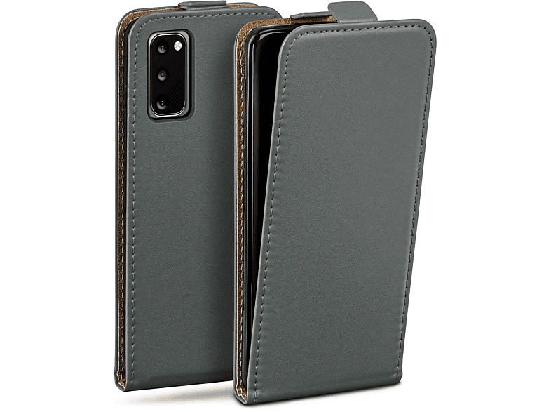 MOEX Flip Case, Flip Cover, S20 Galaxy Samsung, 5G, Anthracite-Gray