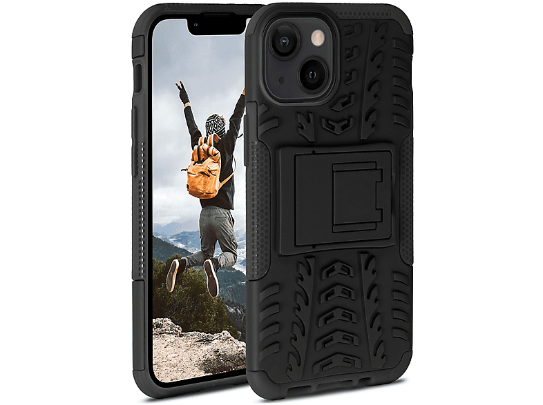 ONEFLOW Tank Case, Backcover, Apple, iPhone 13 mini, Obsidian | Backcover