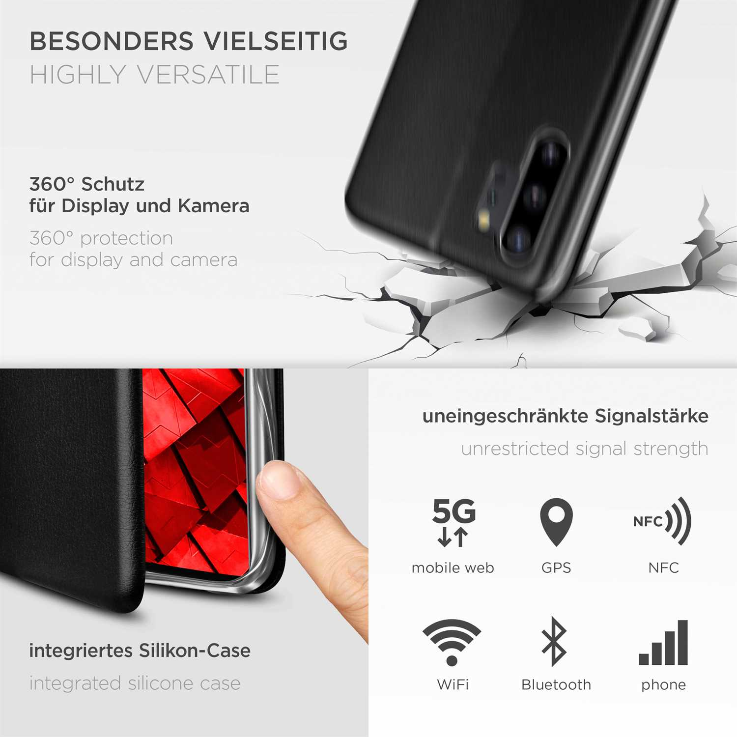 Business Samsung, 5G, Flip Black ONEFLOW Note Tuxedo 10 Galaxy Case, Cover, Plus -