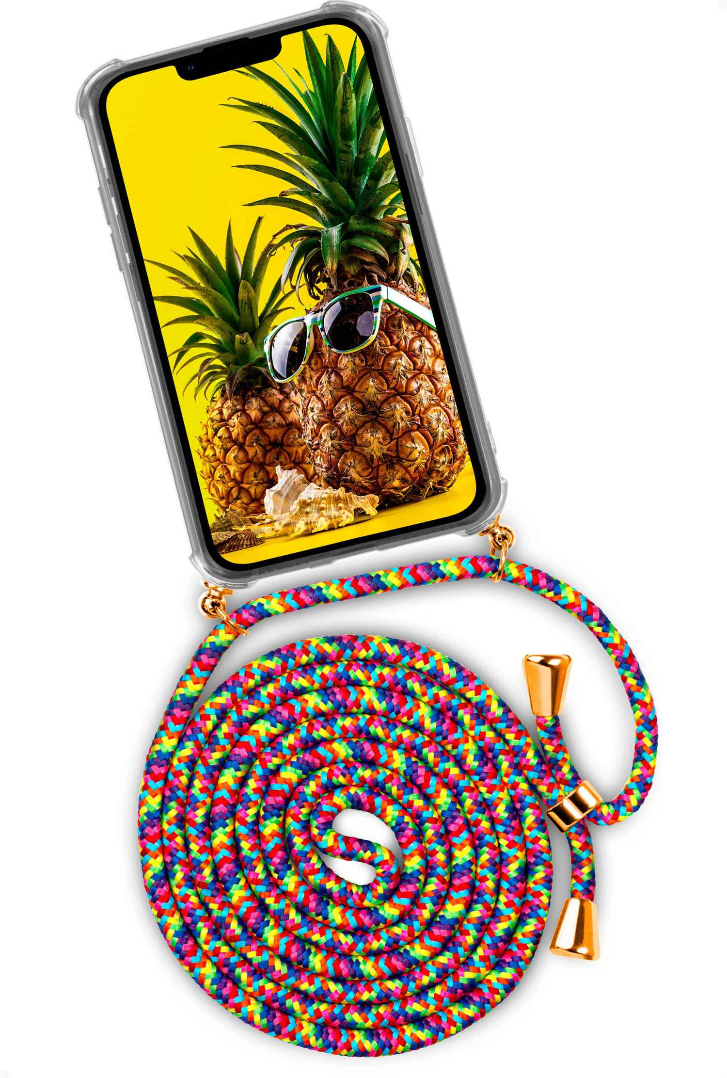 Friday Case, ONEFLOW Fruity Apple, (Gold) Backcover, Twist 13, iPhone