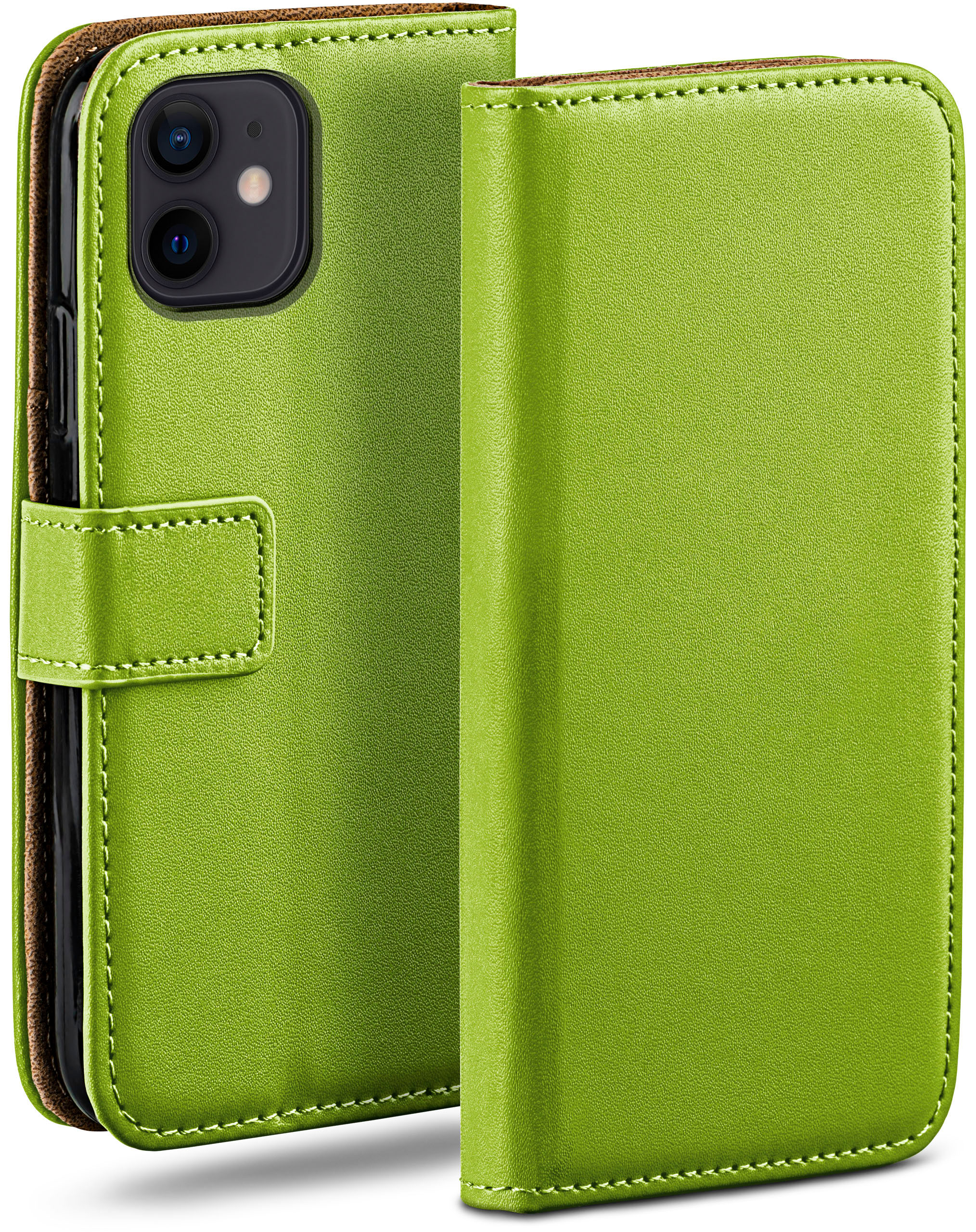 MOEX 12, iPhone Case, Book Bookcover, Lime-Green Apple,
