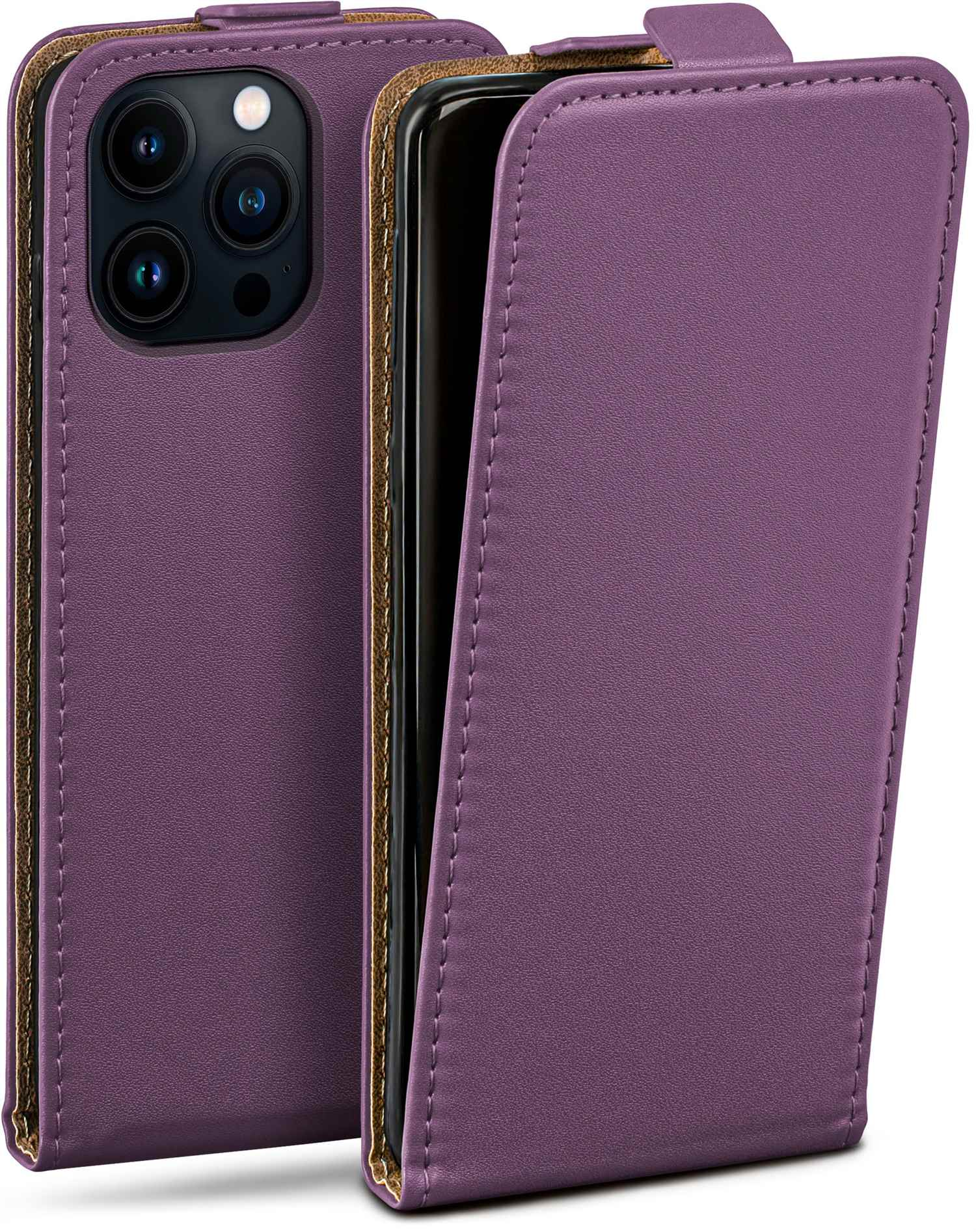 Case, Flip Max, Indigo-Violet Flip MOEX iPhone Cover, 13 Apple, Pro