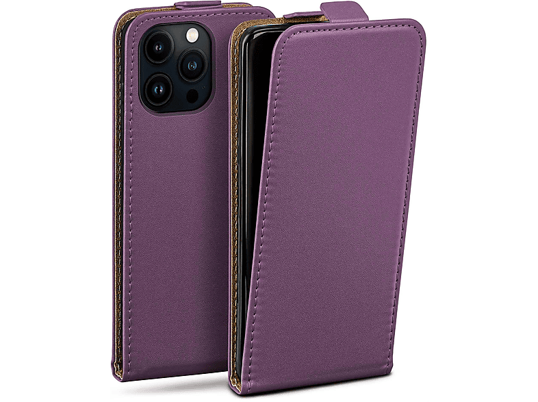 Max, Flip MOEX Pro Indigo-Violet Cover, iPhone 13 Apple, Flip Case,