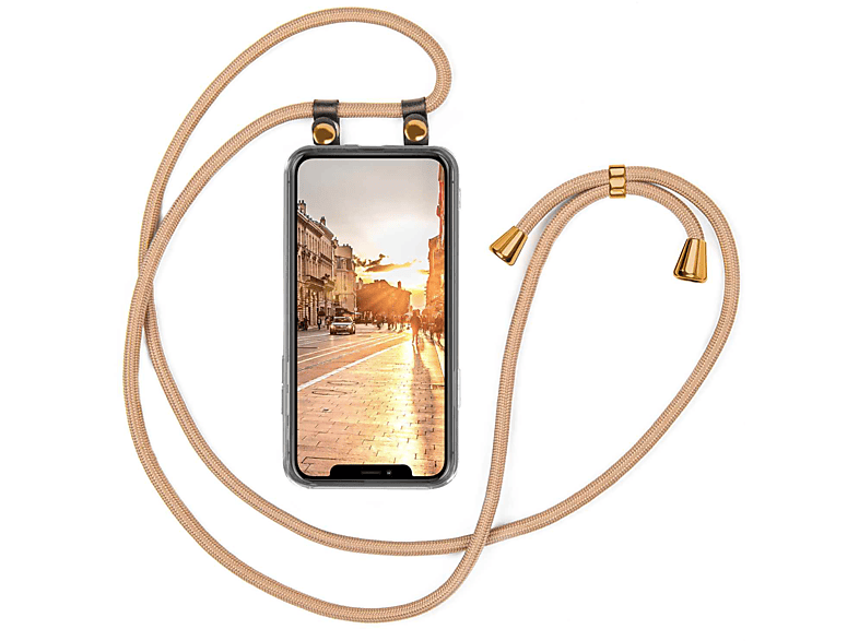MOEX Handykette, Backcover, Apple, iPhone 12, Gold MediaMarkt
