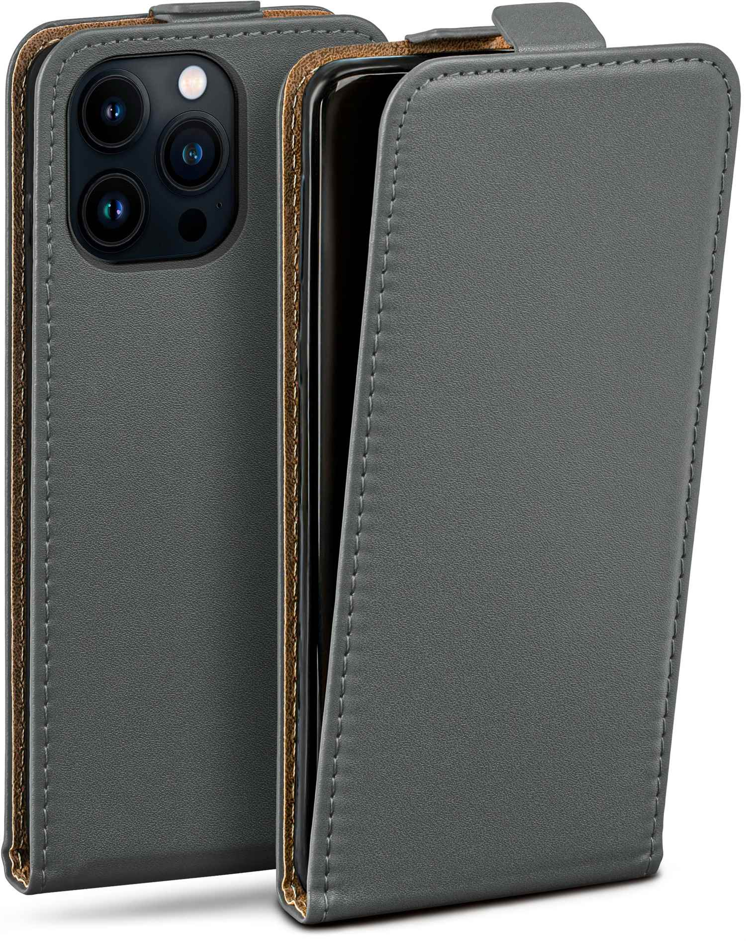 MOEX Flip Case, Flip Cover, Pro, iPhone Anthracite-Gray Apple, 13