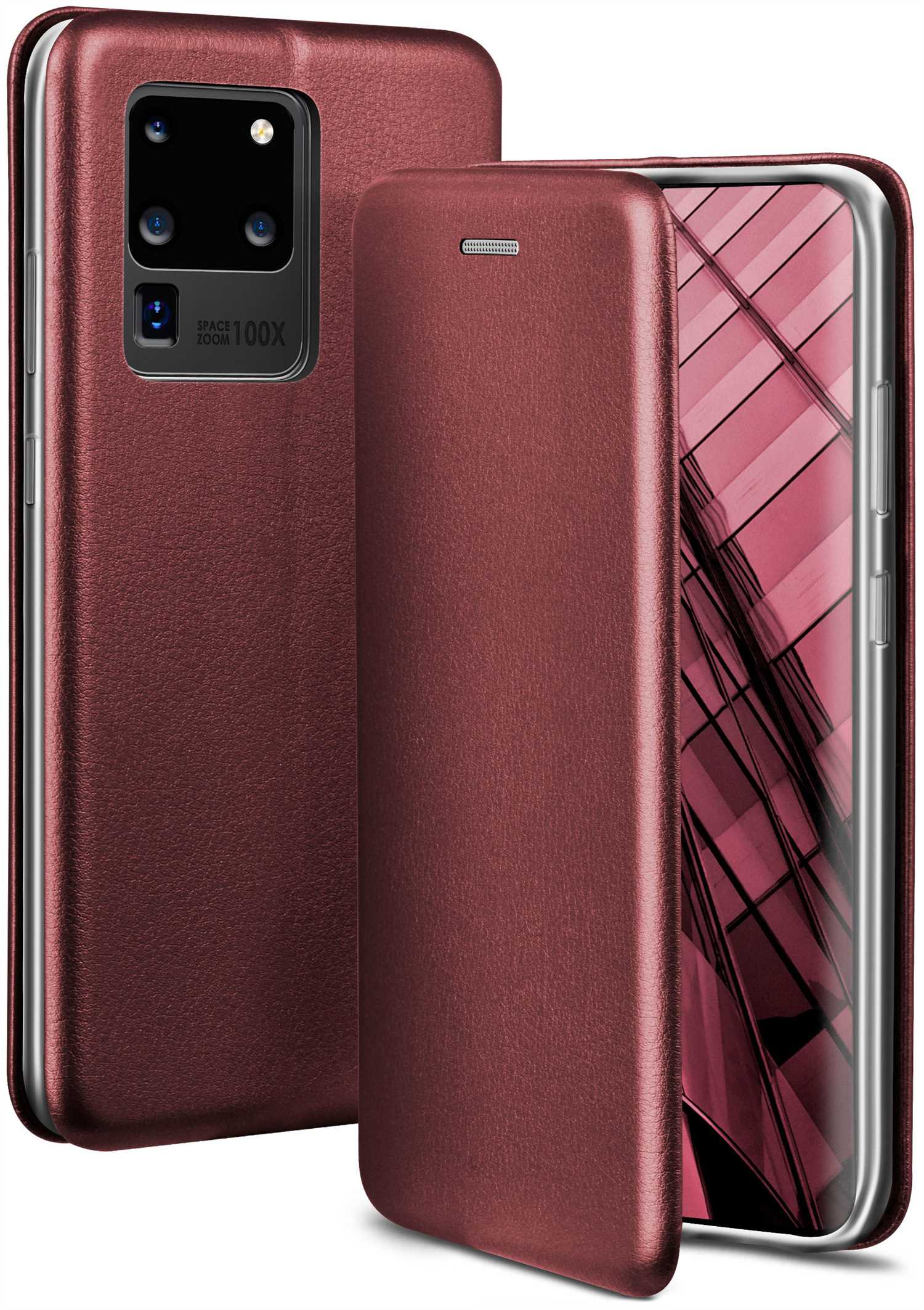 ONEFLOW Business Case, Flip Cover, Ultra 5G, Burgund Red S20 Samsung, Galaxy 