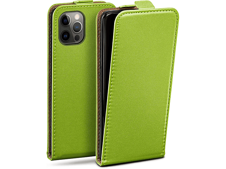 MOEX Flip Case, Flip Cover, Apple, iPhone 12 Pro, LimeGreen MediaMarkt